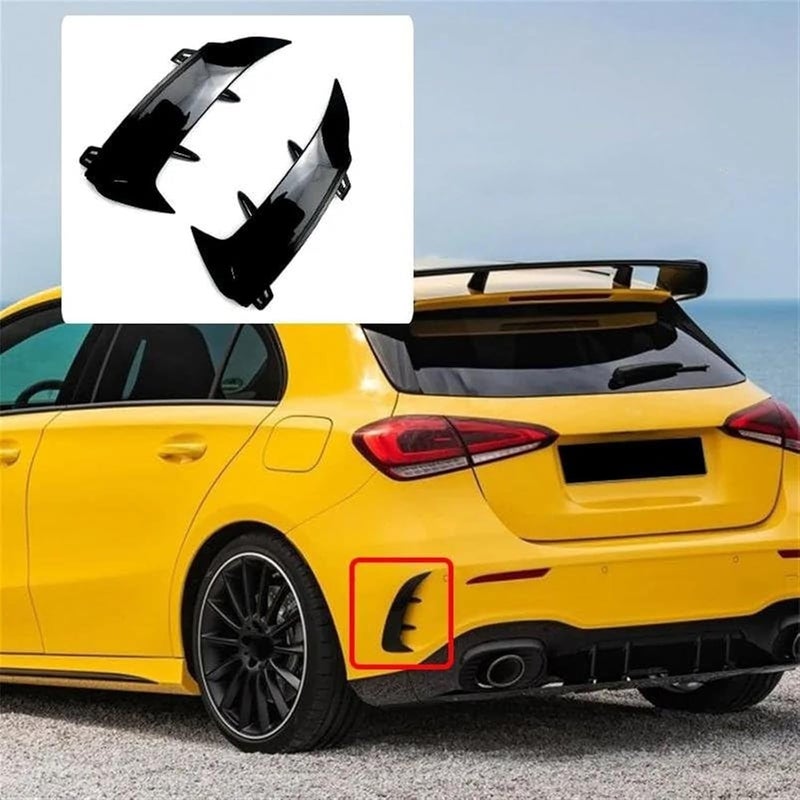 DEMULAX Gloss Black Rear Trunk Spoilers - Image 3