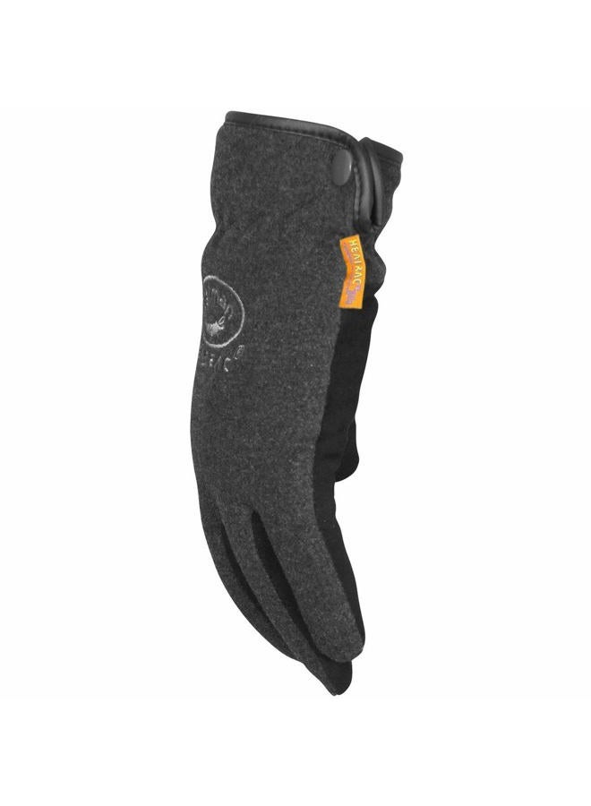 Caiman 2396 Deerskin Heatrac Insulated Touchscreen Heavy Fleece-Back Winter Gloves, 2395 Replacement, XLarge - Image 4