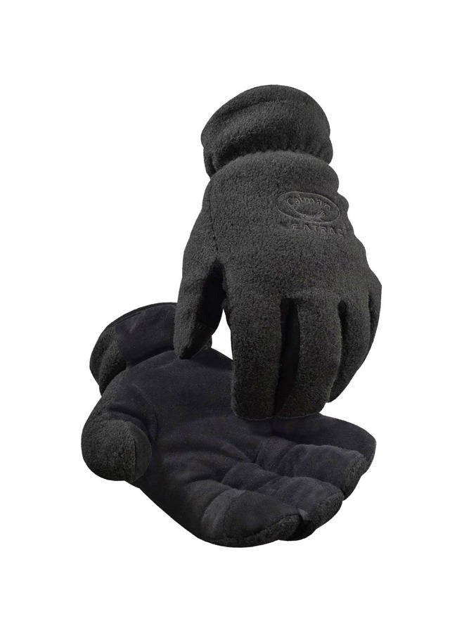 Caiman 2396 Deerskin Heatrac Insulated Touchscreen Heavy Fleece-Back Winter Gloves, 2395 Replacement, XLarge - Image 1