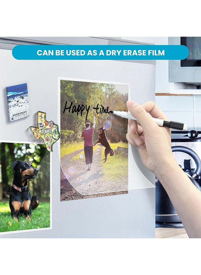 meayul Self Sealing Laminating Sheets 20 Pack, 30x22cm Laminator Sheets, No Machine Needed, Round Corner Design for Documents and Photos - Image 5