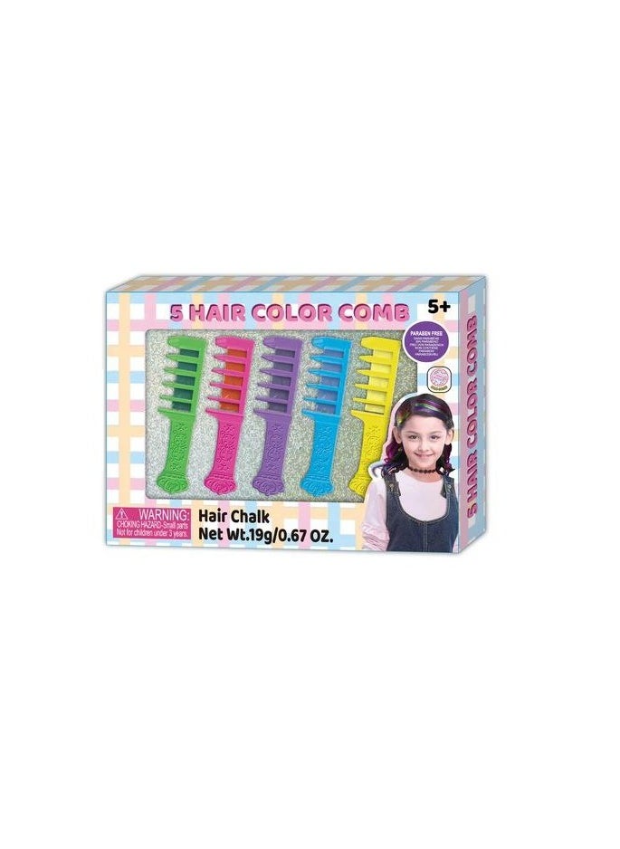 Generic - 5 Color Comb Set - Make You More Charming - Paraben Free - Ages 5+ - Image 1