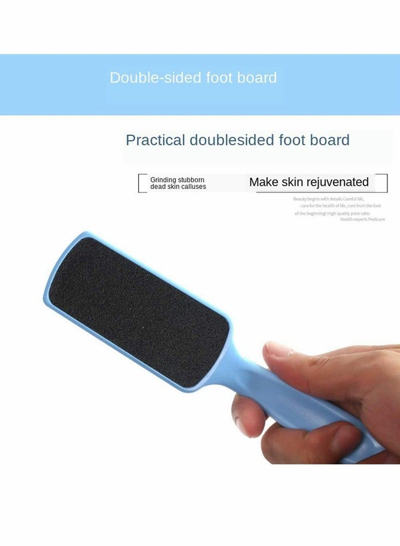 SYOSI ملف القدم مزيل الكالس على الوجهين مقشر القدمين باديكير لوازم القدم عرموش للعناية بالقدمين إزالة أدوات الجلد الميت - Image 4