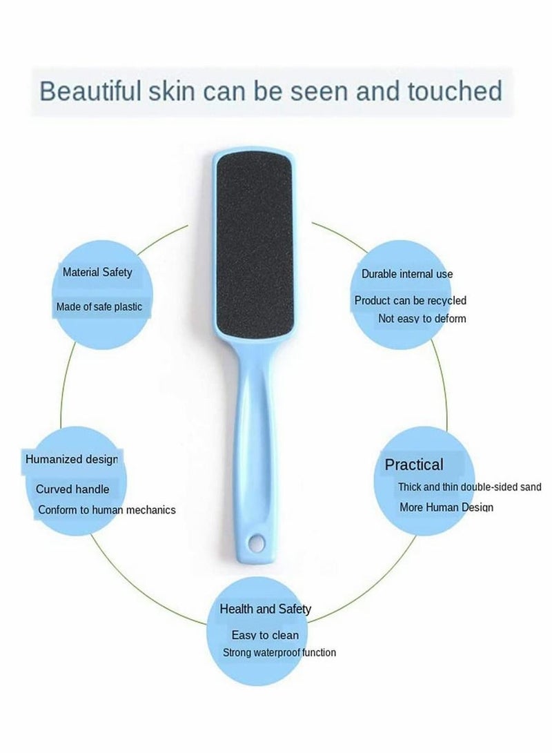 SYOSI ملف القدم مزيل الكالس على الوجهين مقشر القدمين باديكير لوازم القدم عرموش للعناية بالقدمين إزالة أدوات الجلد الميت - Image 3