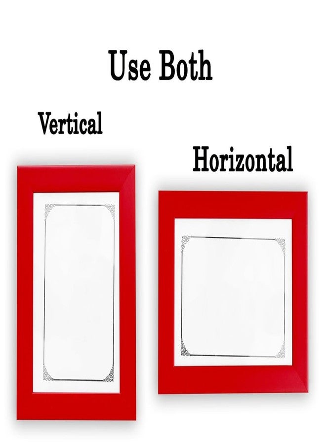 KDM HOME DECOR إطار صور من KDM HOME DECOR، مقاس 3.5 × 5 بوصة (حجم بطاقة بريدية)، لون أحمر، يُستخدم كزينة للطاولة أو تعليق على الحائط، بالإضافة إلى كونه هدية مع حامل طاولة. - Image 3