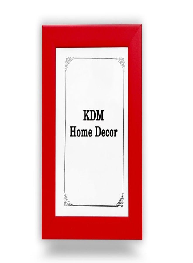 KDM HOME DECOR إطار صور من KDM HOME DECOR، مقاس 3.5 × 5 بوصة (حجم بطاقة بريدية)، لون أحمر، يُستخدم كزينة للطاولة أو تعليق على الحائط، بالإضافة إلى كونه هدية مع حامل طاولة. - Image 2