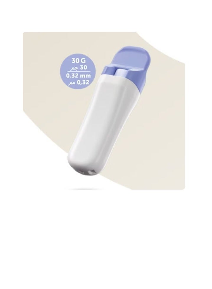 ون تاتش أبر وخز وان تاتش ديليكا سيفتي OneTouch Delica Safety مقاس 30G سمك 0.32 مم | جهاز شك طبي آمن للاستخدام مرة واحدة - عبوة 100 قطعة (جودة عالمية من LifeScan) - Image 4