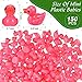 Outus 150 Pcs Mini Resin Ducks Pink Tiny Ducks Miniature Duckies Bulk Small Plastic Duckies Figures for Office Home Hide and Seek Prank Game Craft Dollhouse Party Favor Gift Valentine - Image 4