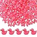 Outus 150 Pcs Mini Resin Ducks Pink Tiny Ducks Miniature Duckies Bulk Small Plastic Duckies Figures for Office Home Hide and Seek Prank Game Craft Dollhouse Party Favor Gift Valentine - Image 2