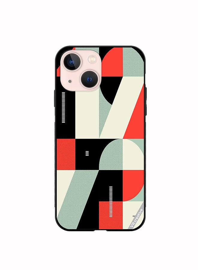 VR CREATIVE Protective Case Cover For Apple iPhone 13 Abstract Illustration Design Multicolour - Image 1