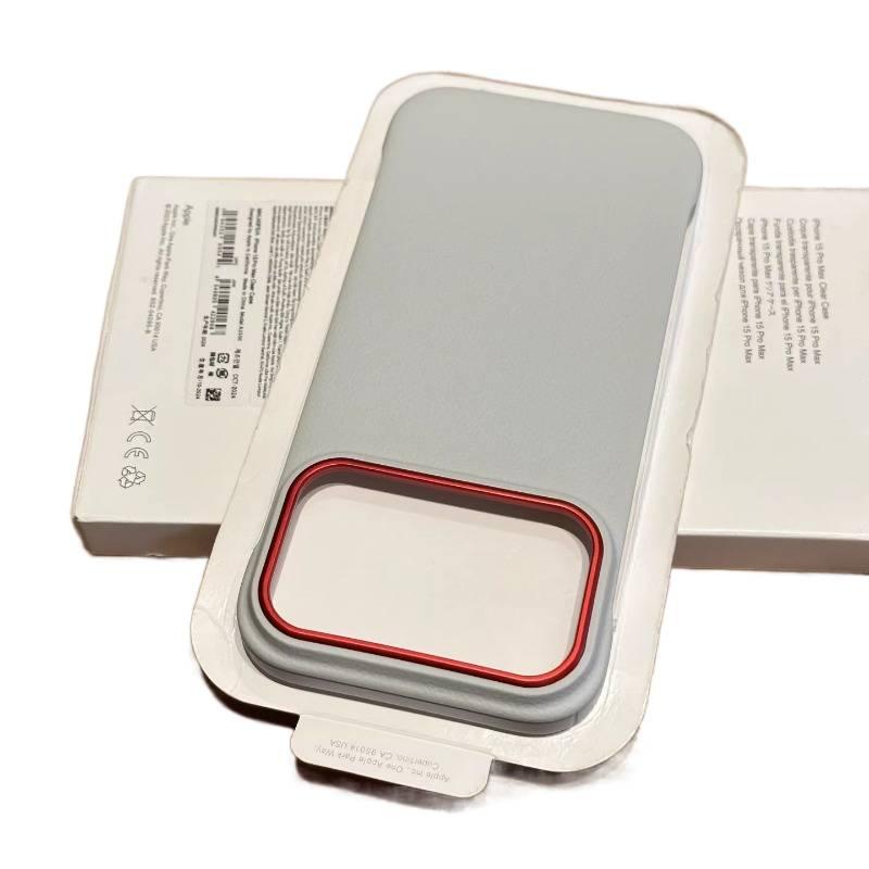 غطاء MagSafe بسيليكون لـ iPhone 16 / 16 Plus / 16 Pro / 16 Pro Max مع حماية من السقوط ومغناطيس قوي مع مقاوم للصدمات مع تصميم بدون إطار مع مقاوم للخدش باللون Antique White مغناطيسي. - ModaStar - Image 5