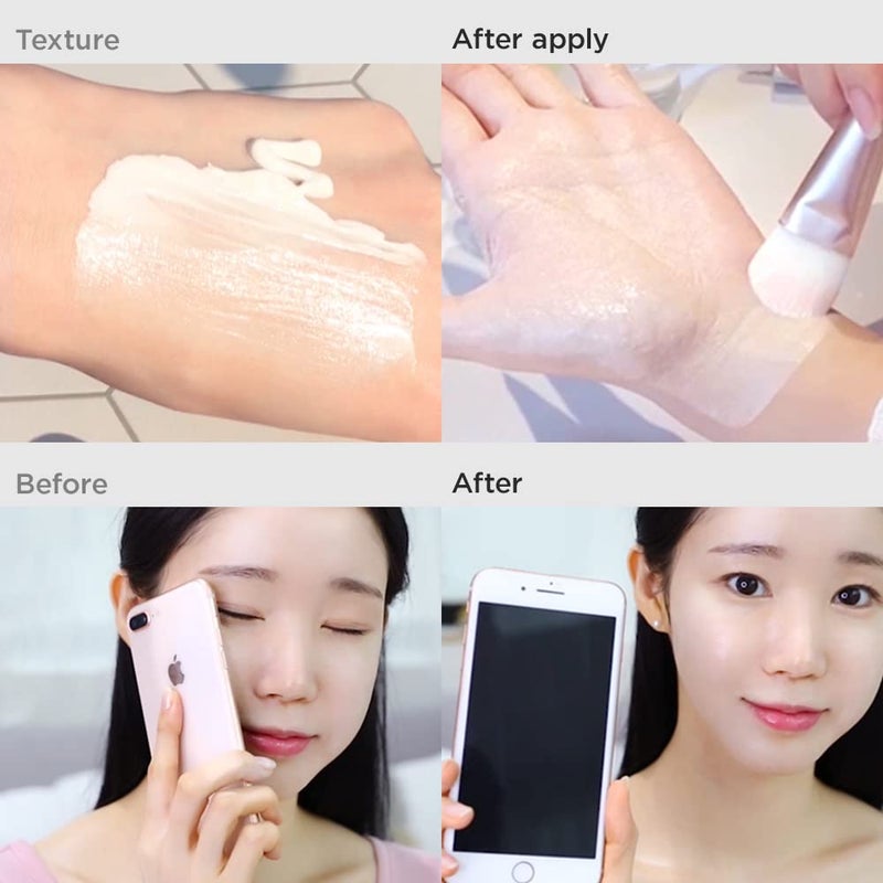 DEWYCEL TURN-ON CREAM with Elastomer gel and Niacinamide | Tone Up Cream, Makeup Base, Primer with Hydration and Skin Protection | Natual No-Makeup Makeup Look | 1.7 fl oz / 50 ml - Image 5