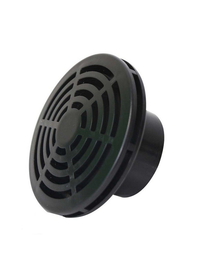 Lifegard Aquatics Lifegard Aquatics Low Profile Strainer for Fish Aquariums - High-Impact Resistant Black PVC - Space Saver Strainer to Extend Past The Bulkhead - Reduces Risk of Pump Damage - 1 Inch 