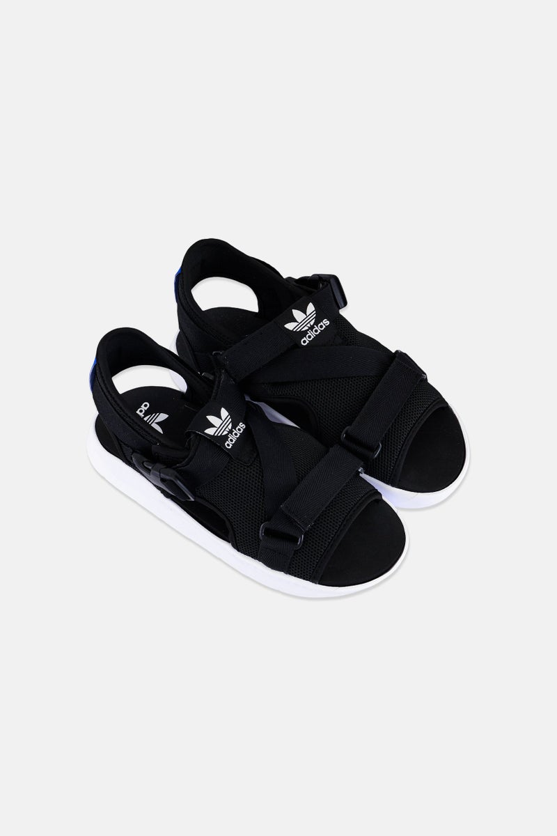 adidas Originals Kids Boy 360 Velcro Closure Sandals, Black - Image 2