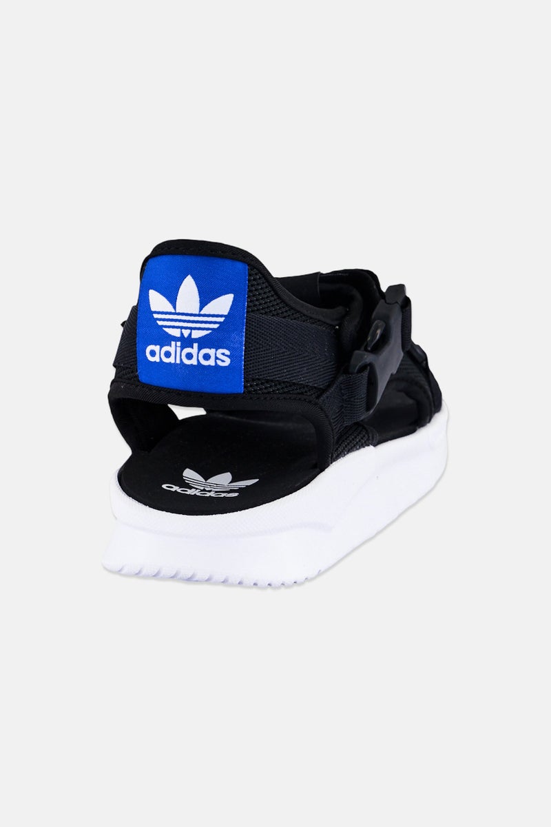 adidas Originals Kids Boy 360 Velcro Closure Sandals, Black - Image 3