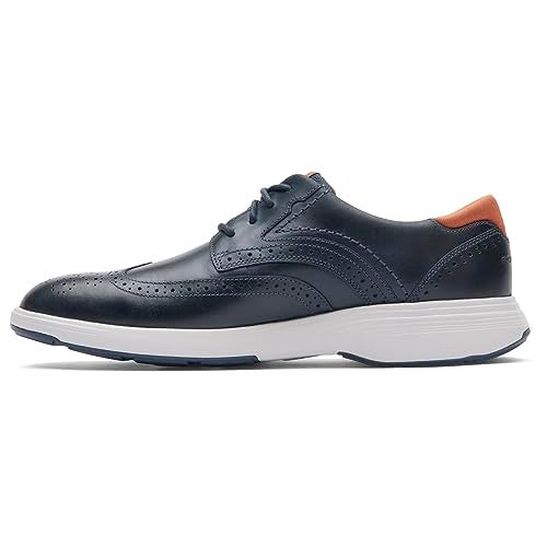 Rockport Men's Noah Wingtip, New Dress Blues, 7 M - Image 2