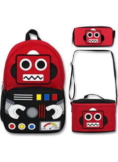 Famebag -Ümit Bag Robot School Bag Nutrition and Pencil Bag Set  - Image 1