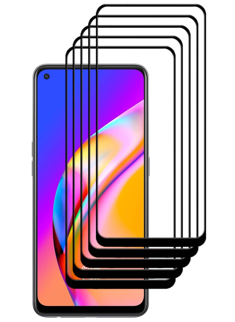 ACLIX 5 Pieces Antistatic ESD Dustproof Premium Quality High Definition Tempered Glass Screen Protector Designed For Oppo F19 Pro+ 5G - Image 1