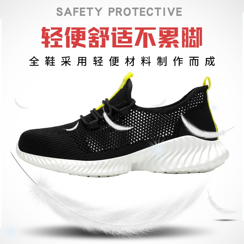 Summer Breathable Steel Toe Puncture Resistant Safety Shoes - Image 2