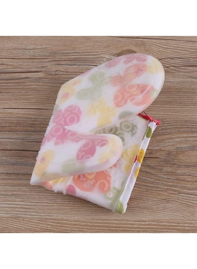 1 Piece Thick Silicon Oven Mitts Baking Kitchen Gloves Heat Resistant Barbecue - Image 2