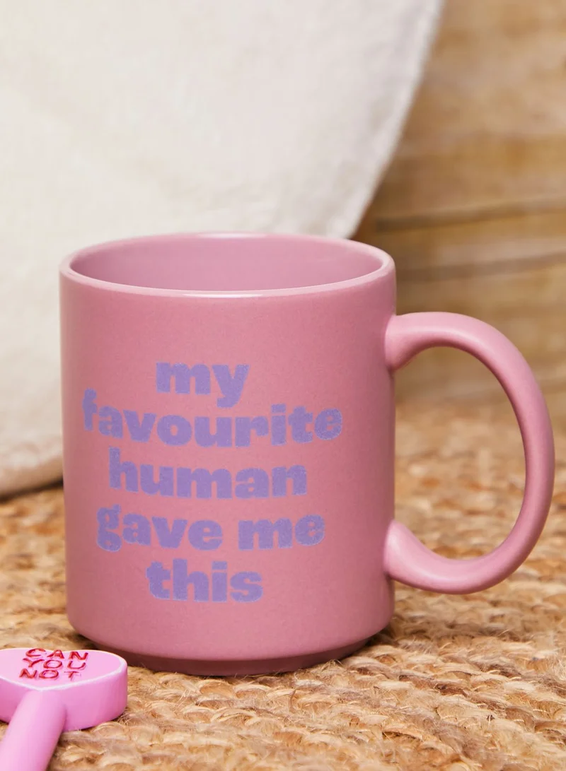 Typo Favourite Human Daily Mug