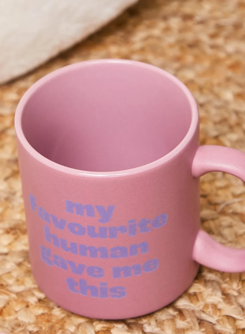 Typo Favourite Human Daily Mug