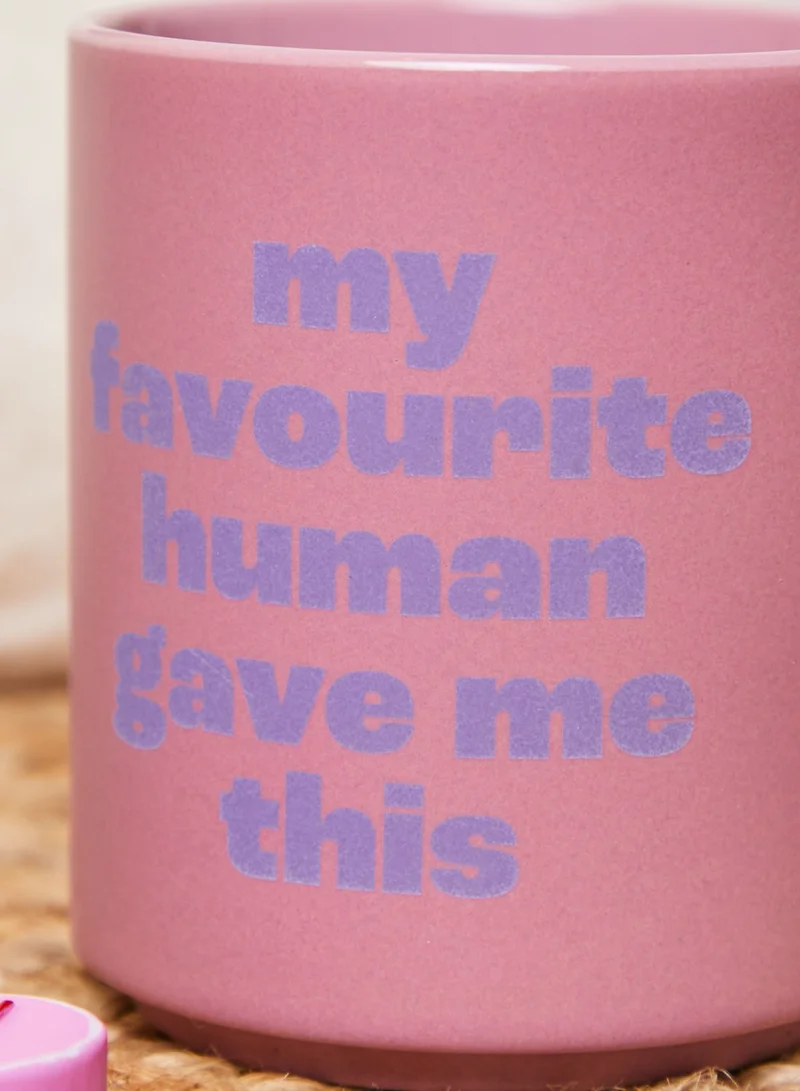 Typo Favourite Human Daily Mug