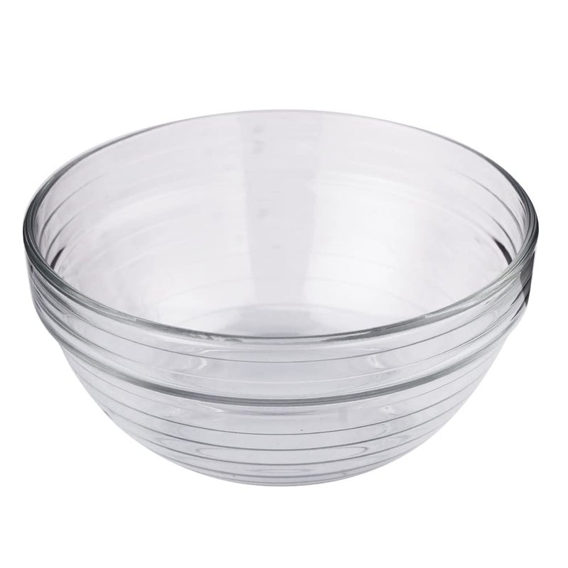 smart serve Smartserve Kyklos Stackable Glass Bowl Lines Set, 370ml, Set of 6 - Image 5
