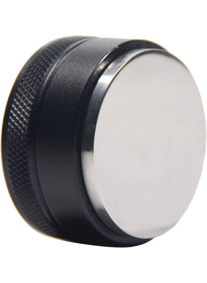 NIBEMINENT Espresso Tamper Coffee Powder Distribution Tools Black/Silver - Image 1