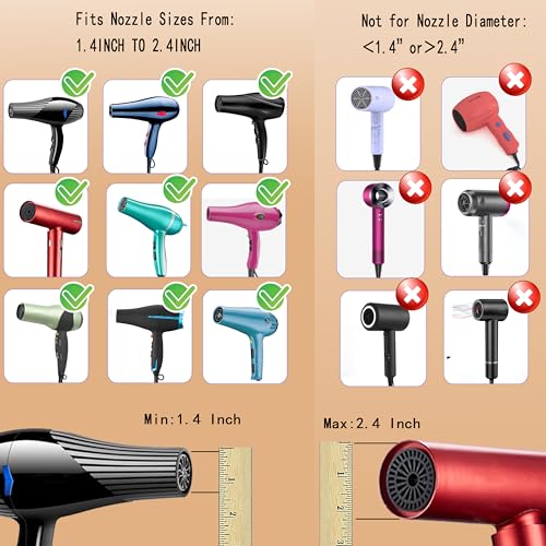 LIGOLIG Hair Difuser Attachment Universal Diffuser Hair Dryer for 1.4-inch to 2.4- inch Blow Dryer, Hair Diffuser for Curly Hair and Natural Wavy Hair (Black) - Image 3
