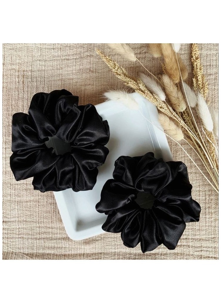 ARTLOOK 2 pieces Hair Scrunchies stan  - Image 1