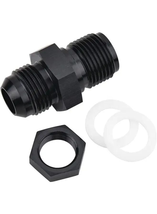 12AN Bulkhead Adapter Fitting Aluminum Anodized Fuel Line to Cell Tank Pump Connection Set 2pcs - Image 2
