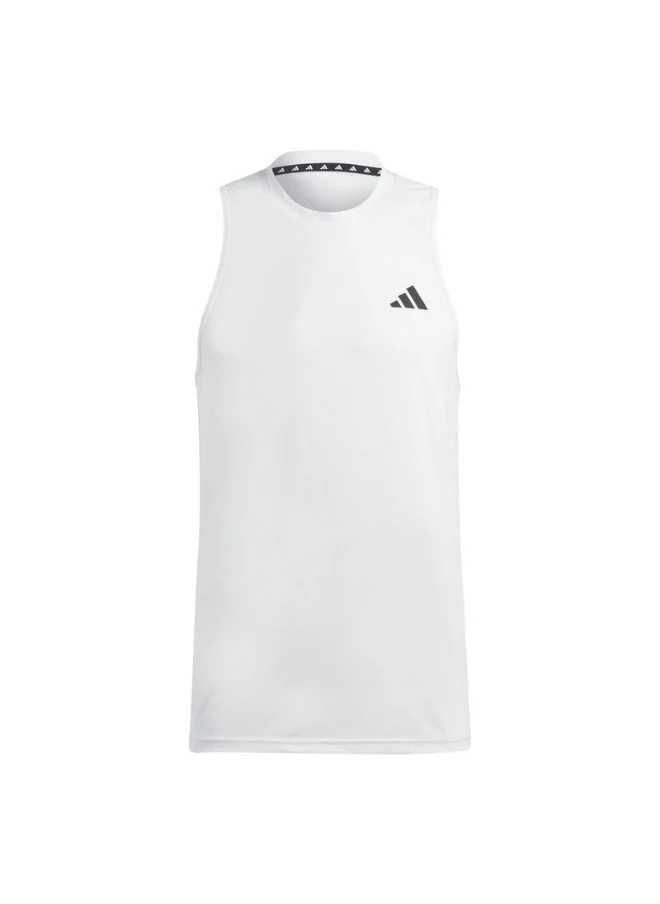 اديداس adidas TR-ES FR SL T White Training T-SHIRTS for Men - XS