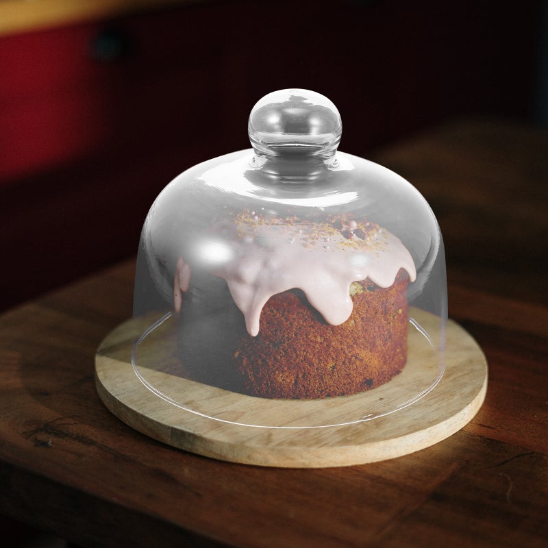 2pcs Cake Glass Cover Dessert Cover Cake -keeping Cover Food Cover - Image 3