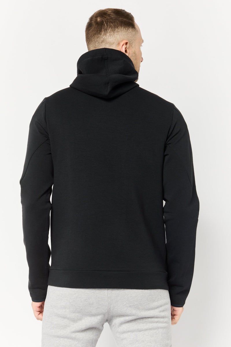 Reebok Men Sportswear Fit Long Sleeve Outdoor Sweatshirt, Black - Image 4