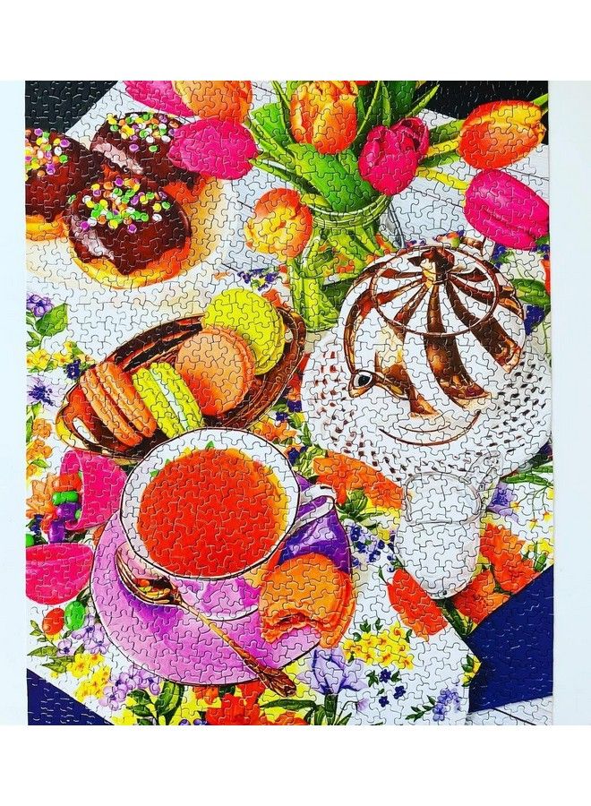 Springbok S 1000 Piece Jigsaw Puzzle Teatime! Made In Usa - Image 5