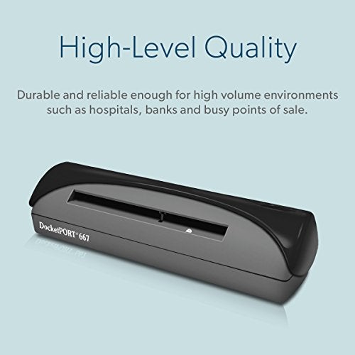 DocketPORT 667 Simplex Card Scanner (DP667-BCS) with DocketSCAN Business Card - Image 4