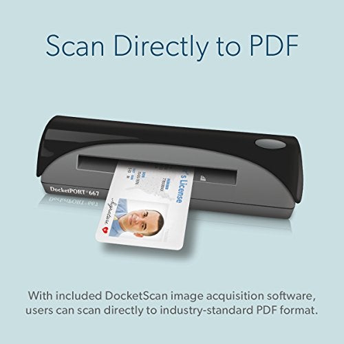 DocketPORT 667 Simplex Card Scanner (DP667-BCS) with DocketSCAN Business Card - Image 5