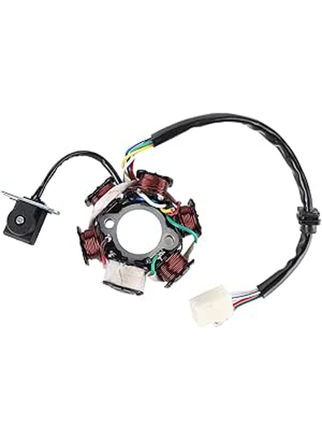 Copper Motorcycle Stator Coil 6 Pole for 110cc 125cc Dirt Bike ATV Buggy Engine Magneto Easy to Install - Image 1