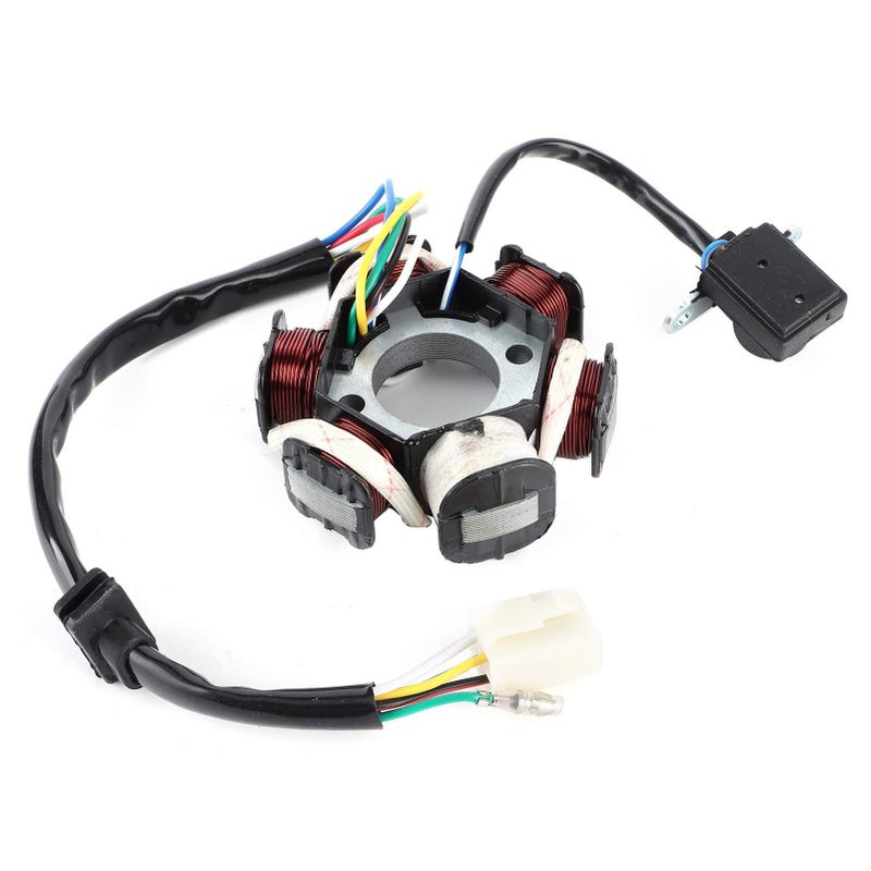 Copper Motorcycle Stator Coil 6 Pole for 110cc 125cc Dirt Bike ATV Buggy Engine Magneto Easy to Install - Image 3
