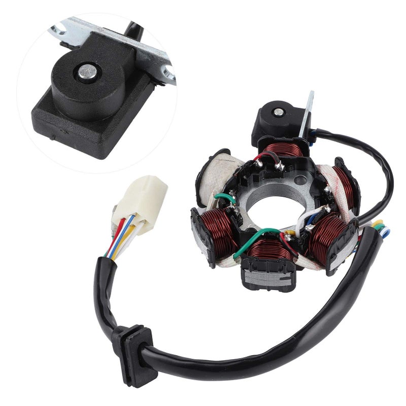 Copper Motorcycle Stator Coil 6 Pole for 110cc 125cc Dirt Bike ATV Buggy Engine Magneto Easy to Install - Image 4