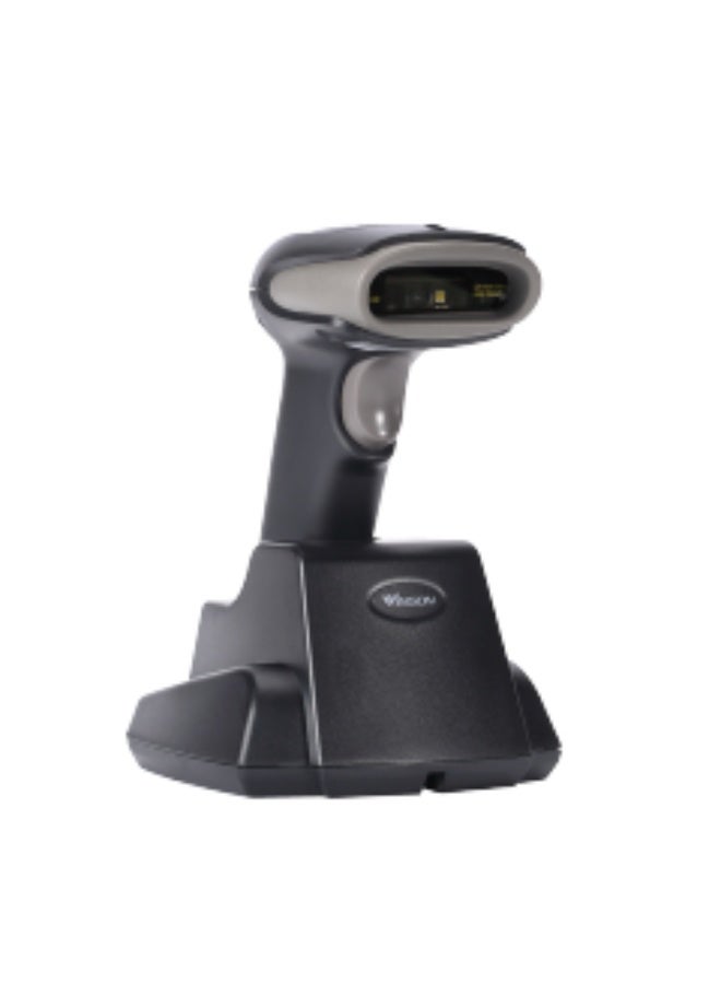 وينسون قارئ باركود WiFi يدعم 2D+1D مع قاعدة شحن موديل Winson WNI-6213B/V - Image 1