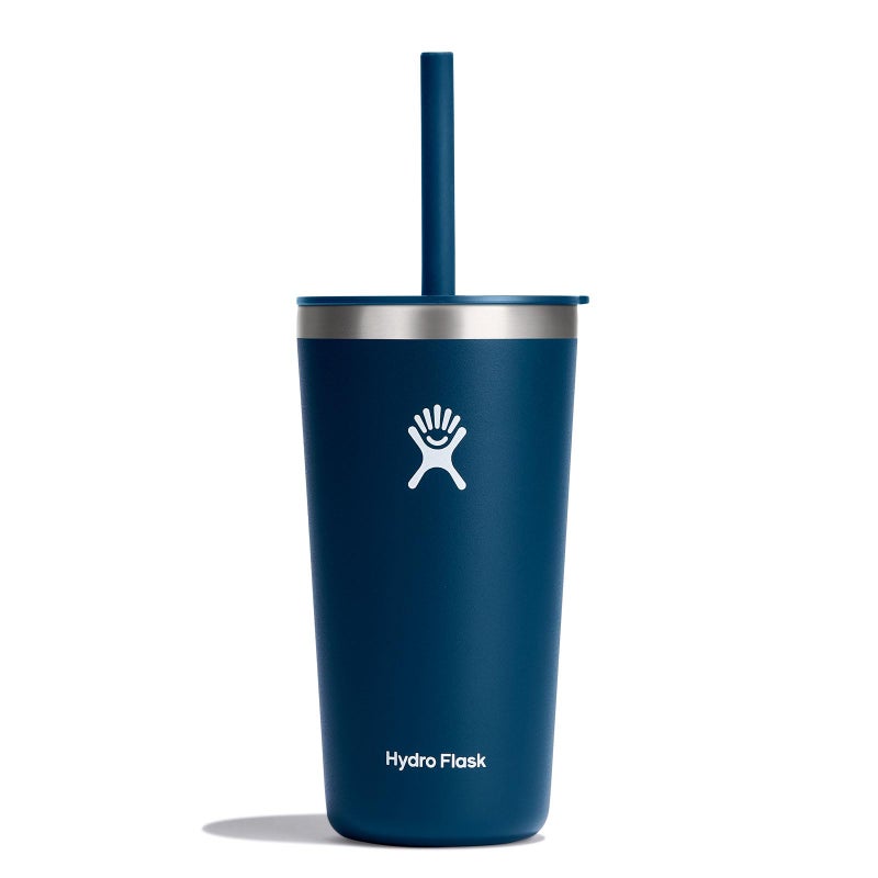 Hydro Flask 20 Oz All Around Tumbler Straw Lid Indigo - Image 1