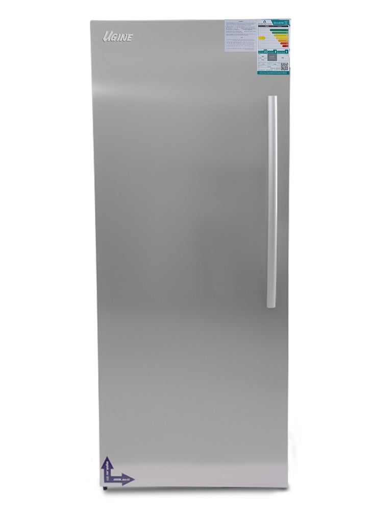 UGINE Ugine Upright Freezer Can Be Converted Into a Refrigerator, Single door, 380L, 13.3Cu.Ft , Left Door, No Frost, steel - UUFK380L  - Image 1