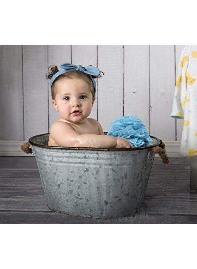 TWIREY Combo Of Bath Sponge Round Loofah And Back Scrubber For Men And Women Random Colour - Image 5