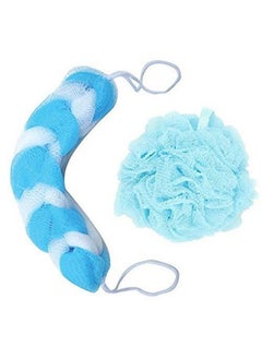 TWIREY Combo Of Bath Sponge Round Loofah And Back Scrubber For Men And Women Random Colour  - Image 2
