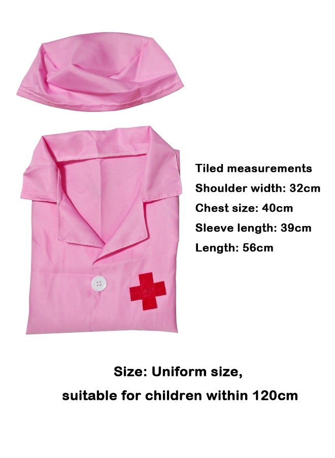 Doctor Pretend Playset With Doctor Uniform Pink - Image 2