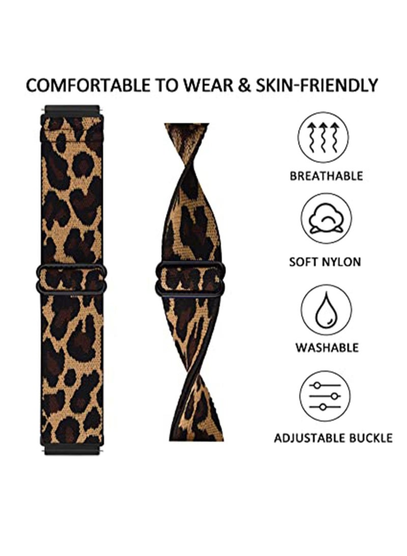 Captaintech Watch Bands of Adjustable Elastic Compatible for Fitbit Versa 1/2 Special Edition Soft Stretchy Loop Bracelet Women Men Replacement Wristbands for Fitbit Versa 1/2 Smart Watch (3 Pack) - Image 3