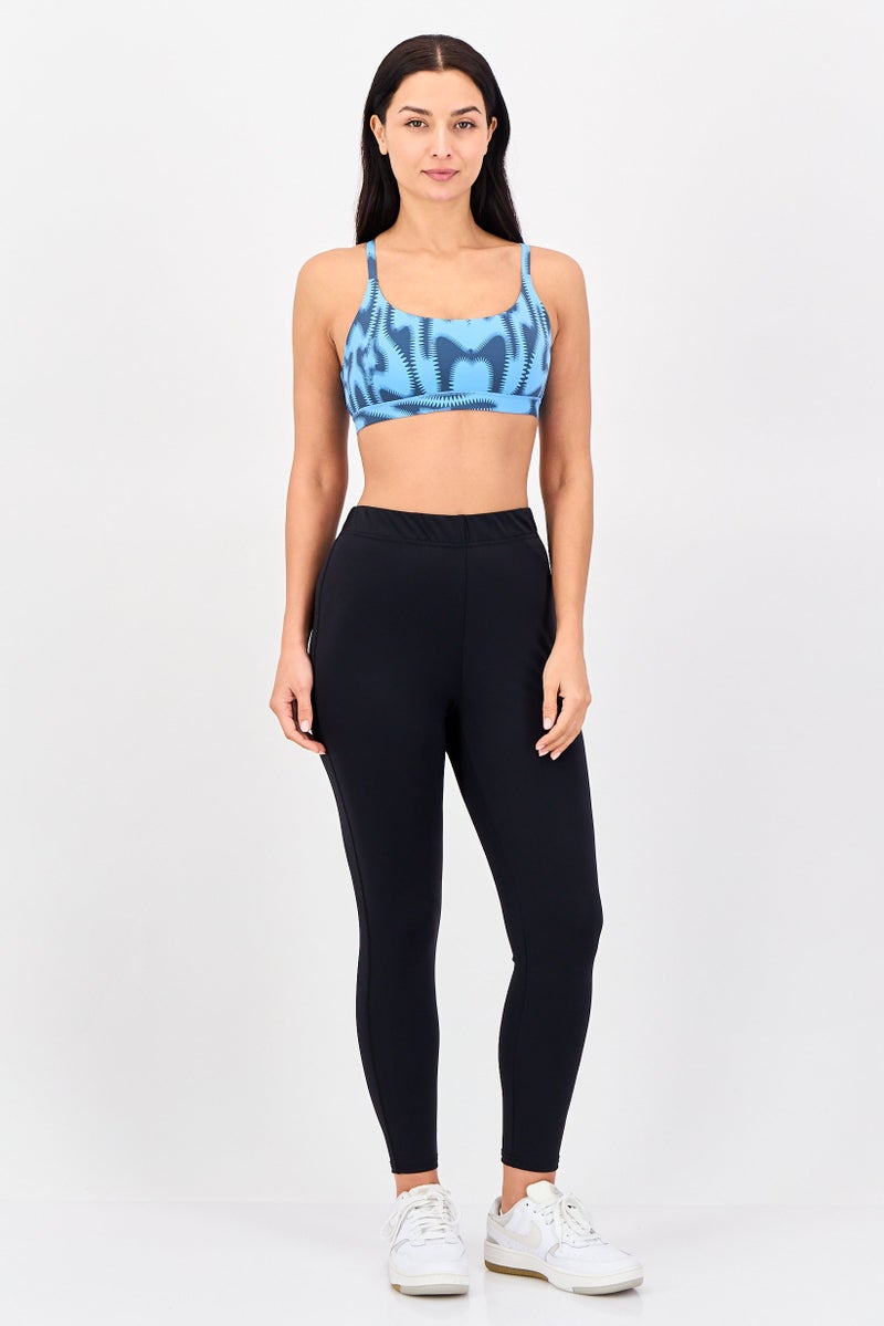 Adidas Women Abstract Print Padded Sports Bra,  Multicolor - Image 2