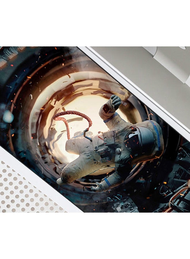 Lesailes Lesailes Astronaut Gaming Mouse Pad Extra Large Office Computer Keyboard Desk Pad Thickened 1 Meter Black And White 1000*400*3mm - Image 2