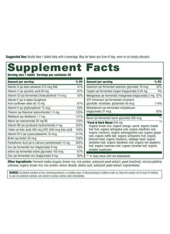 MegaFood MegaFood Women's One Daily - Multivitamin Immune supports  Bone Heakth Energy Metabolism Dietary Supplement 30 Tablets / 30 Servings  - Image 2